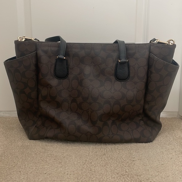 Coach Signature Diaper Bag - Picture 2 of 9